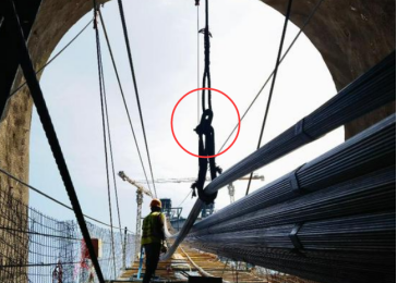 貴州桐梓河特大橋建設(shè)使用卸扣