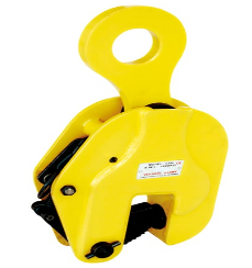 造船廠豎吊鋼板起重鉗吊造船鋼板